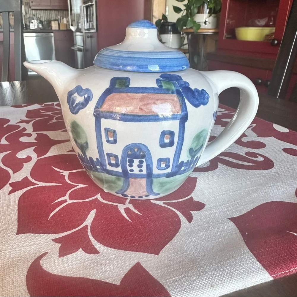 M A Hadley Pottery Teapot - Picture 1 of 9